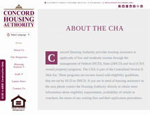 Tablet Screenshot of concordha.org